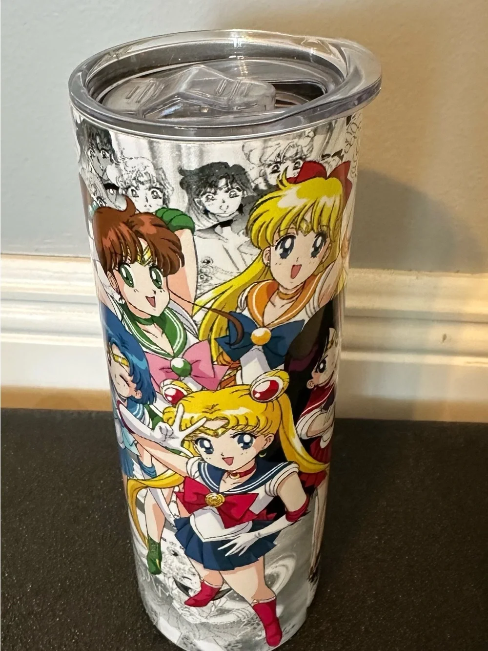 Anime Sailor Team Stainless Travel Tumbler - Multicolor
